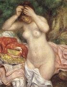 Pierre-Auguste Renoir Bathing girl who sat up haret oil on canvas